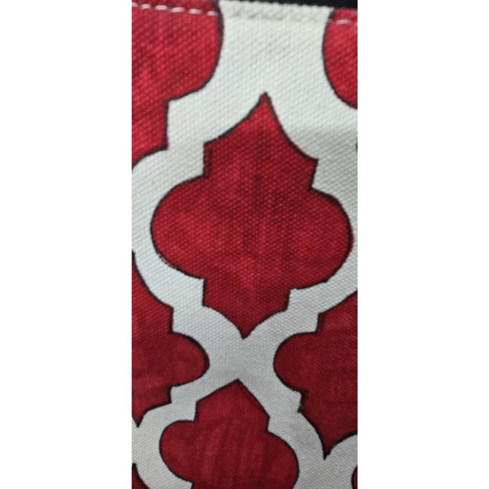 Brighton “Love Dove” Crossbody Pouch Merry & Bright Art Red Black Zip‎ Tassel - Picture 11 of 13